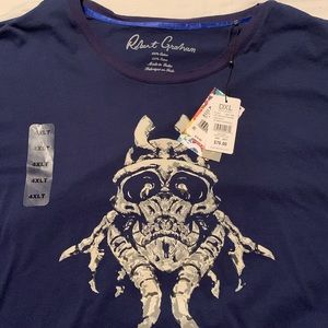 Brand new modern, stylish Robert Graham dress up or down.